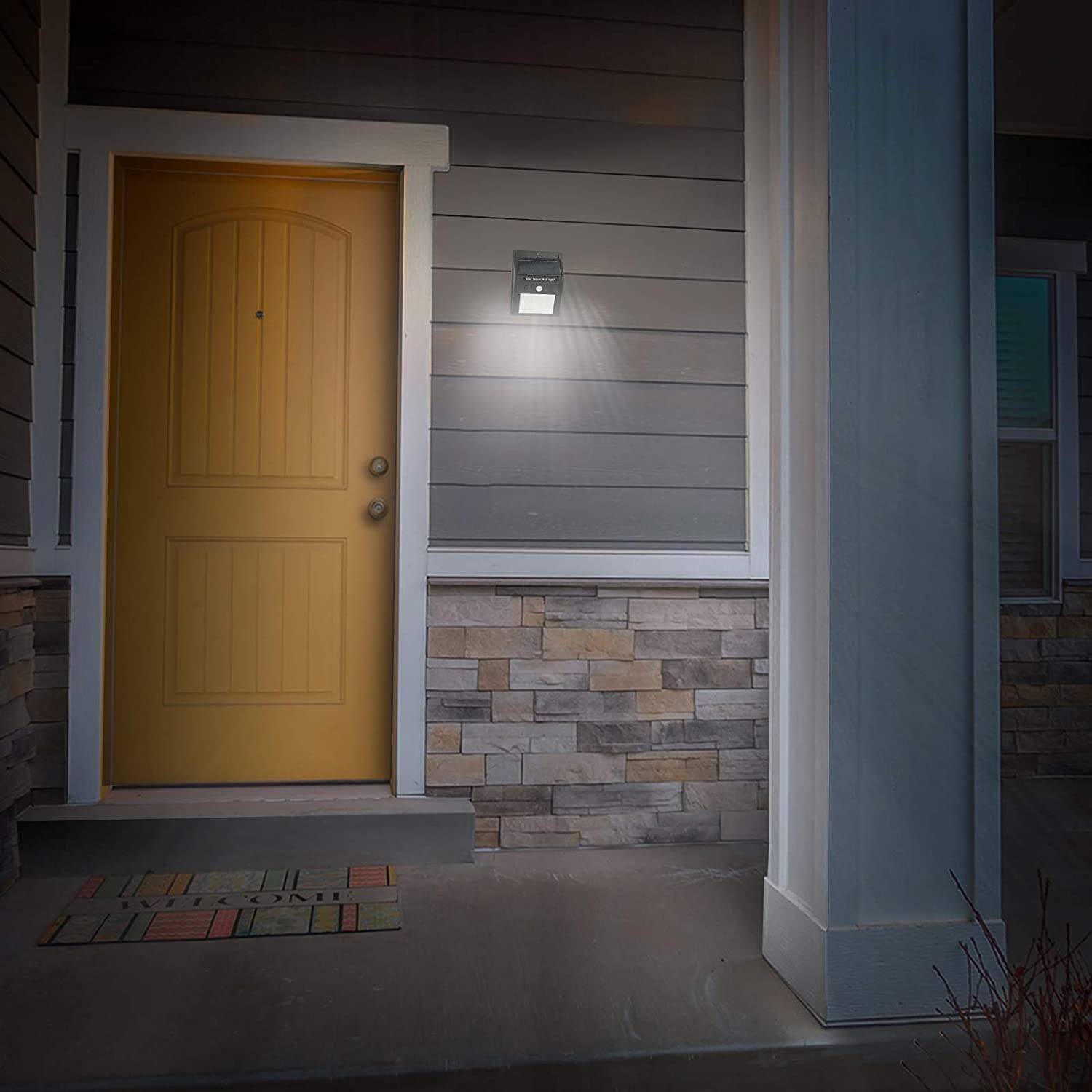 LED Bright Outdoor Security Lights with Motion Sensor Solar