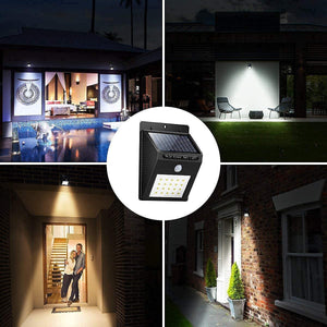 LED Bright Outdoor Security Lights with Motion Sensor Solar