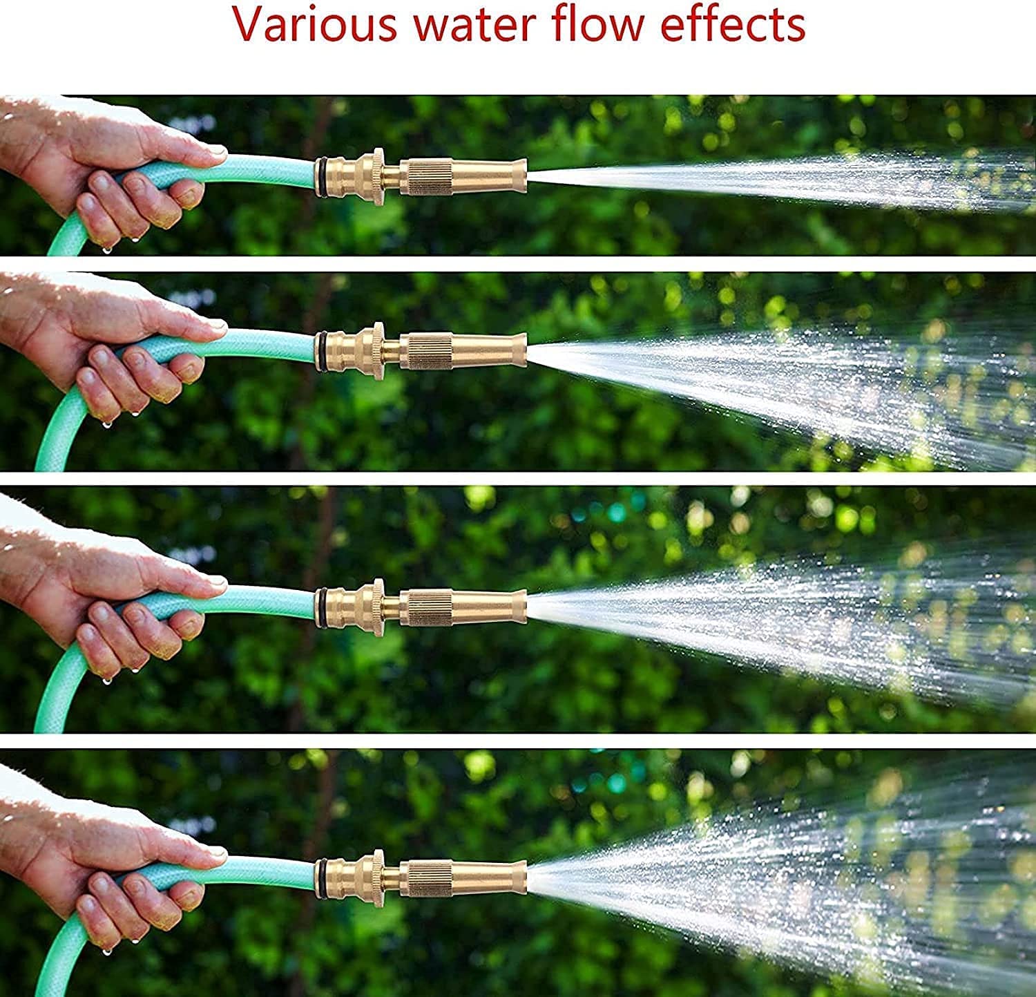 Brass Nozzle Water Spray 1/2'' Twist Water Jet