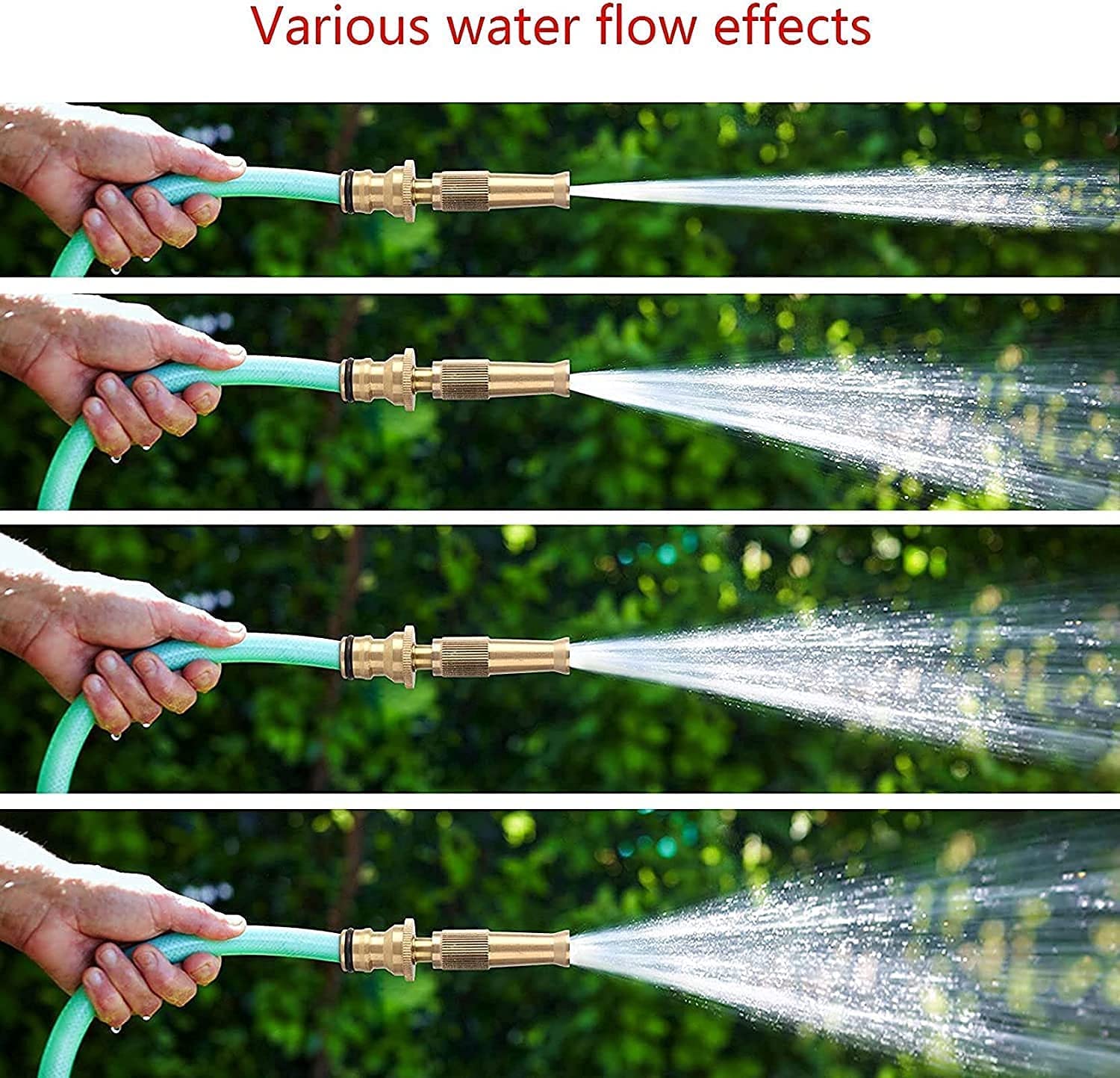 Brass Nozzle Water Spray 1/2'' Twist Water Jet