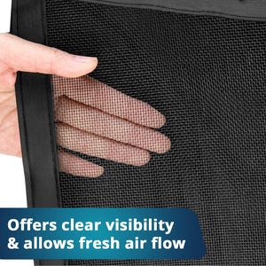 LifeKrafts Fiberglass Mosquito Screen Door Net Curtain