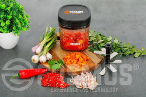 900ml Manual Chopper for Garlic Onion Vegetable Fruits Nuts Cutter BPA Free Food Safe Material