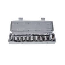 10 in 1 Socket Wrench Spanner Set Automobile Repair Tool Box Precision Sleeve Wrench Sleeve Wrench Combination Hand Tool Socket Set