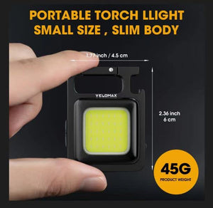 Sevina™ Keychain Led Light | Magnetic Base Mini COB 500 Lumens