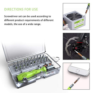 32 in 1 interchangeable Multipurpose Mini Screwdriver Set Magnetic Slot Wrench Bits Repair Tools Kit Set