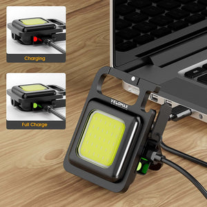 Sevina™ Keychain Led Light | Magnetic Base Mini COB 500 Lumens