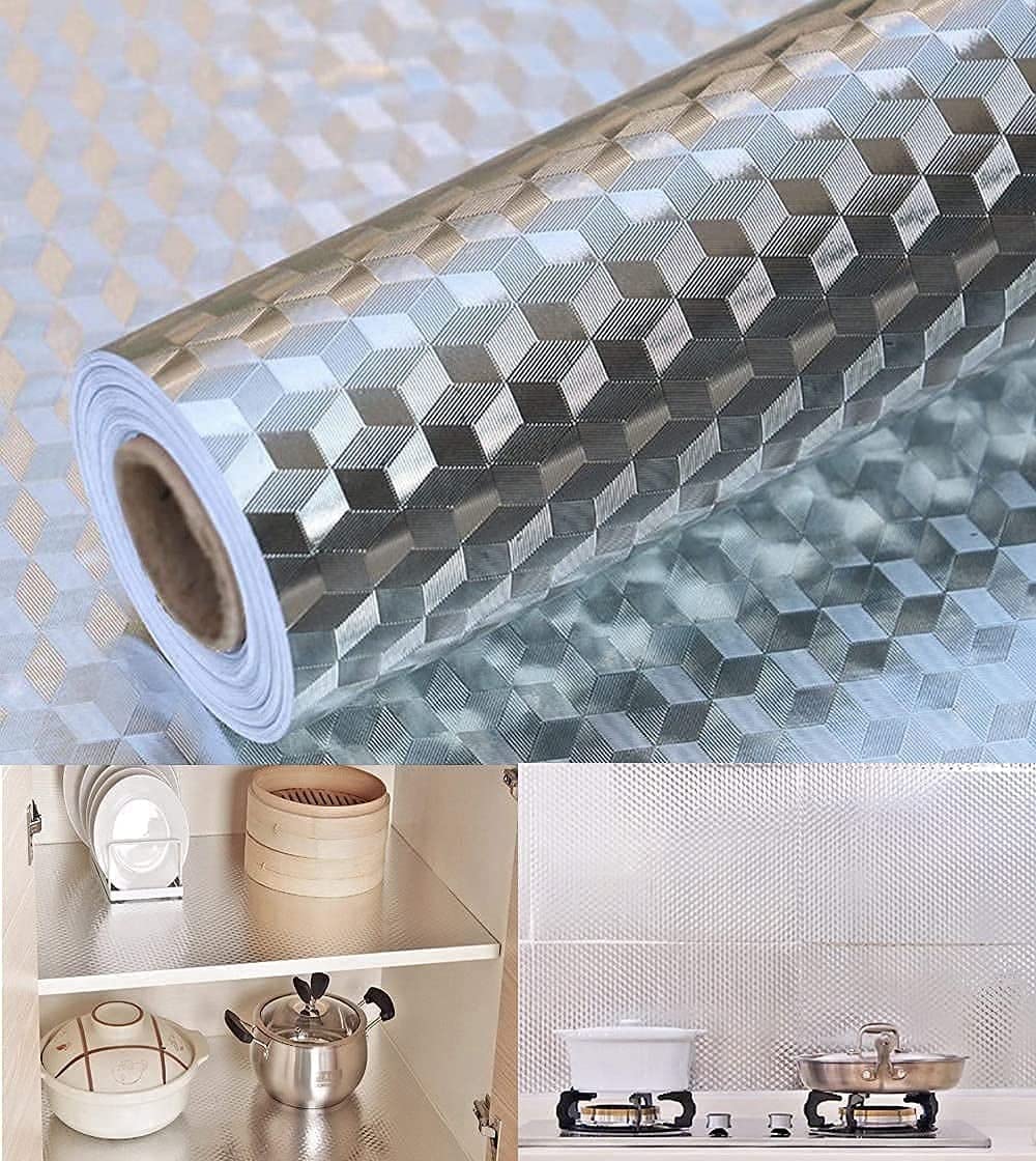 Kitchen Wall Papers Oil Proof and Water Proof 60CM X 200CM
