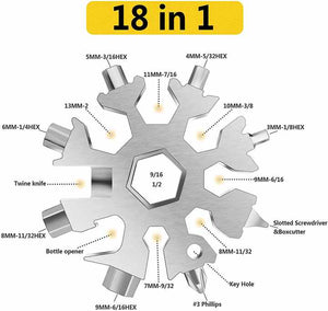 Sevina™ 18-in-1 Snowflake Multi-Tool